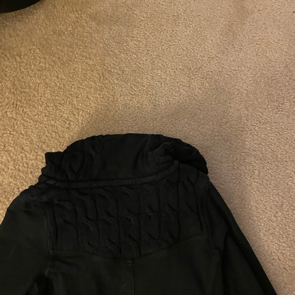 Black Lululemon hoodie. Size 6 - Picture 3 of 4